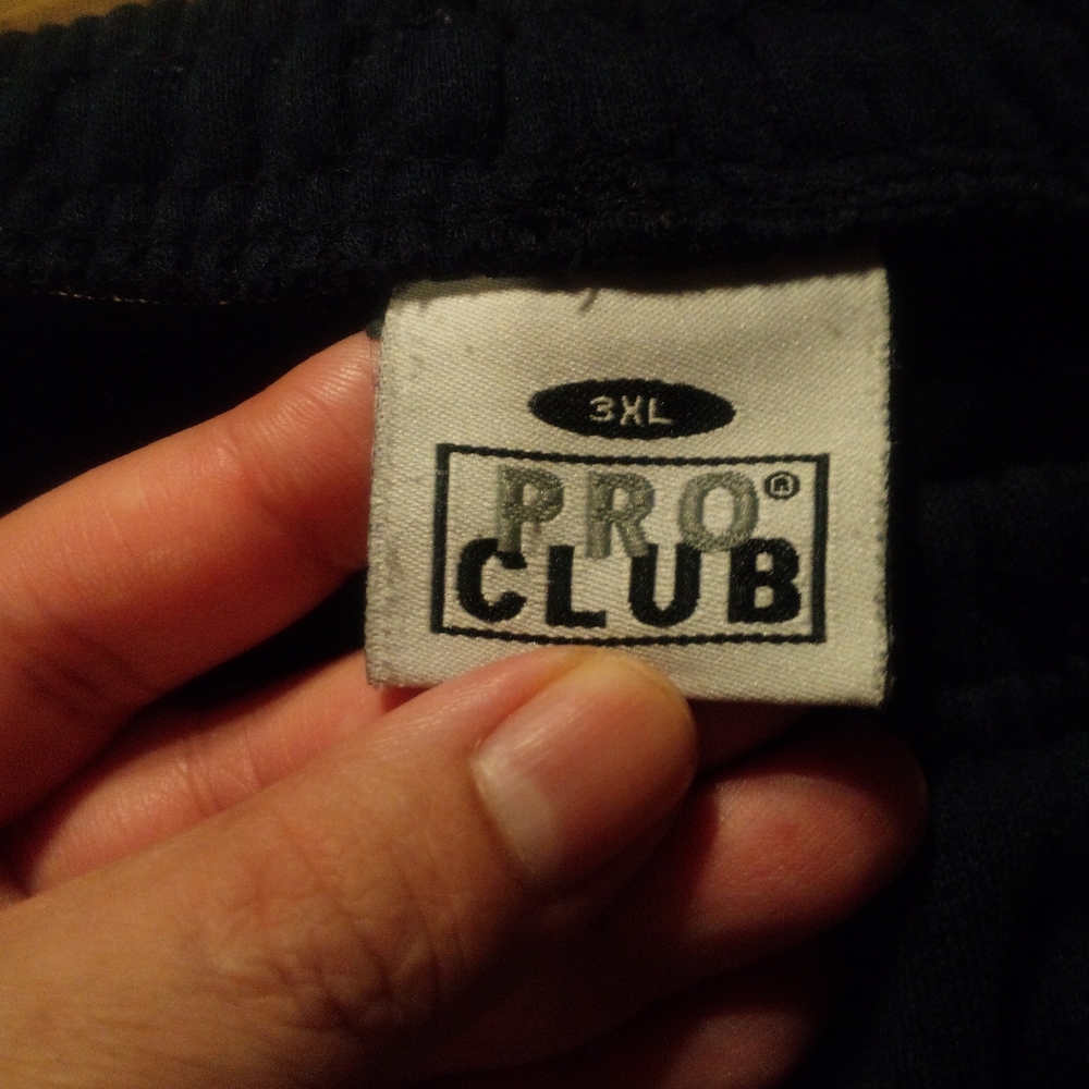 PRO CLUB BRAND MEN  Navy Blue Sweatpants Made In China